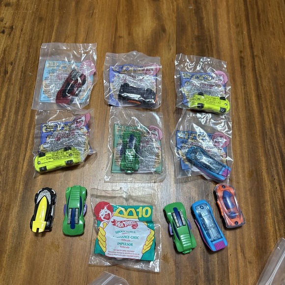 Hot wheels  Happy Meal Toys McDonald's Lot Of 12 1995 - Picture 4 of 8